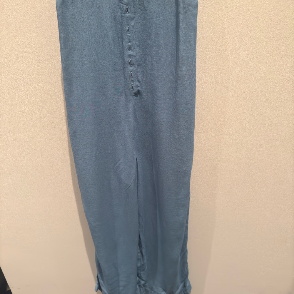 NWOT- Urban Outfitters Blue Jumpsuit Button Front Size XS - Picture 2 of 9